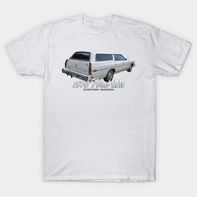 1976 Ford LTD Station Wagon T-Shirt by Gestalt Imagery